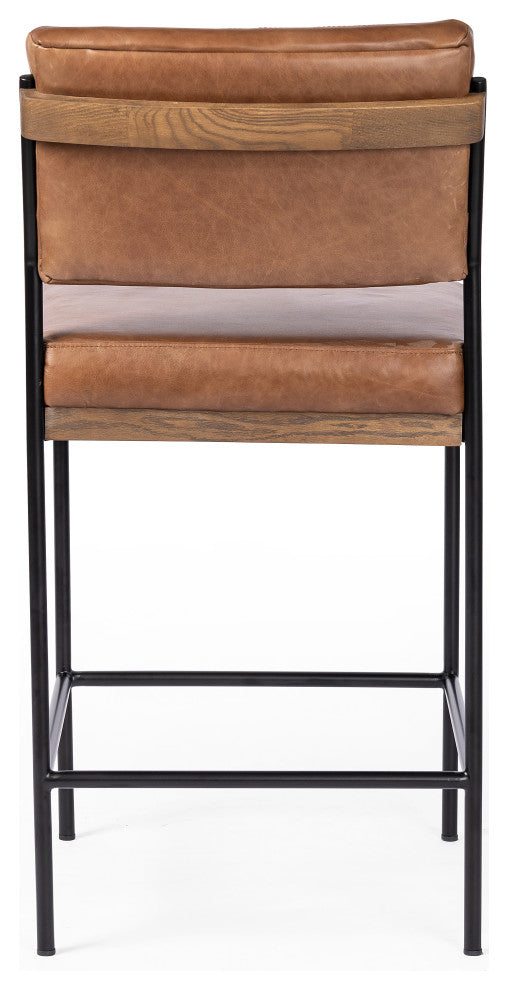 Benton Stool-Sonoma Chestnut-Counter
