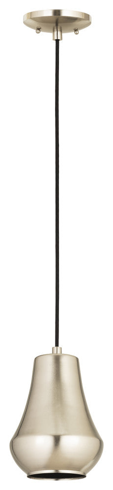 Innovations Lighting 654-1P-SN-7-LED Hartford 1 Light 7" Mini Pendant