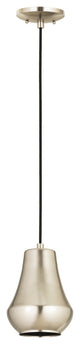 Innovations Lighting 654-1P-SN-7-LED Hartford 1 Light 7" Mini Pendant