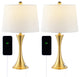JONATHAN Y Lighting JYL6621 Pack of (2) Bennett 23" Tall LED - Brass Gold