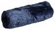 Longwool Sheepskin 30"x8" Bolster Cushion, Dark Navy, Dark Navy