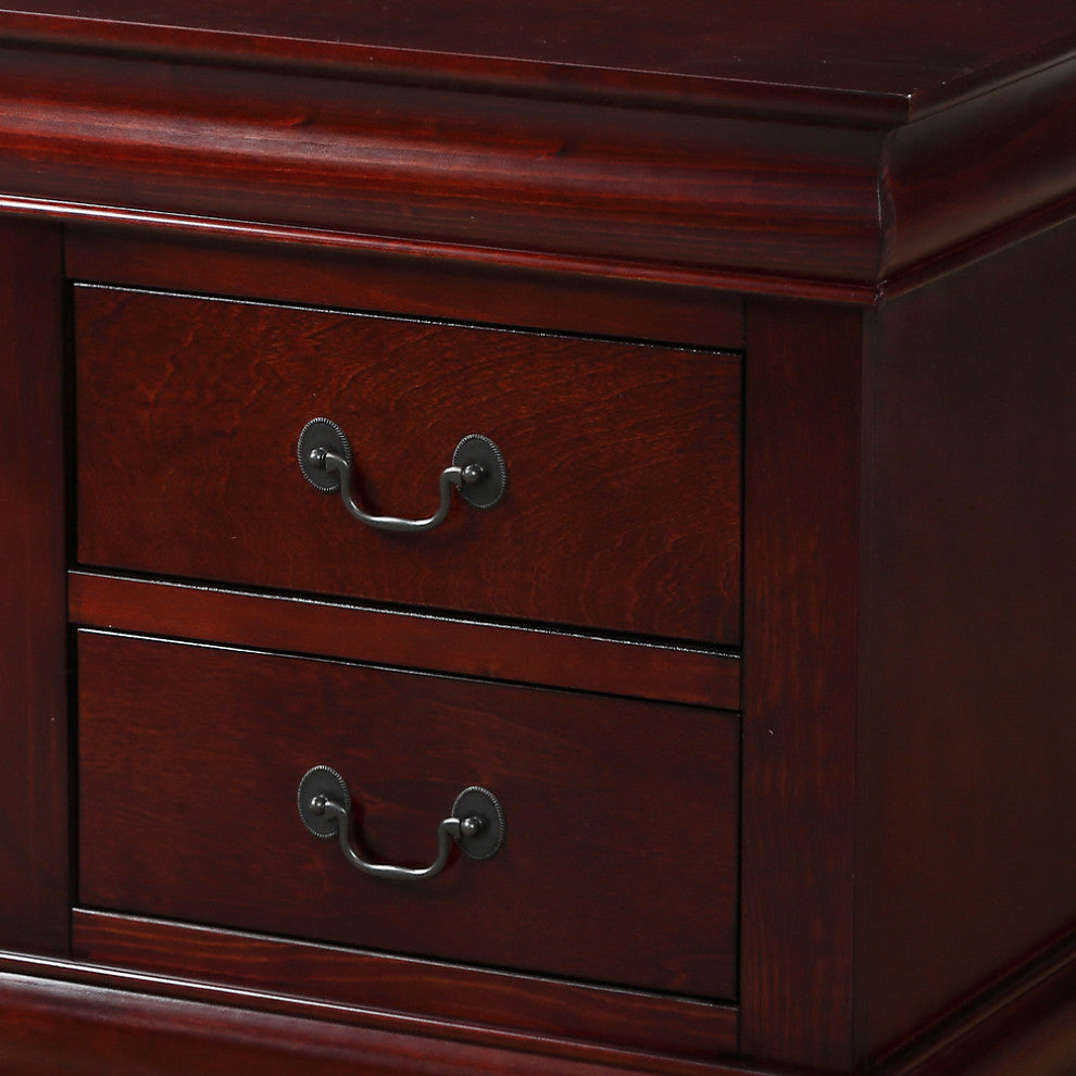 Acme Louis Philippe Nightstand Cherry