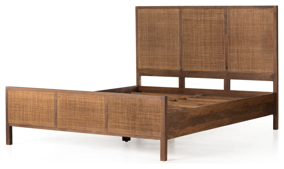 Sydney Bed-Brown Wash-Queen