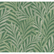 Green Tea Leaves Stripe Wallpaper