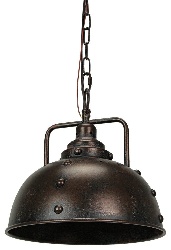 Rust Finish Farmhouse Hardwired Pendant Light Indoor Chandelier Fixture Lamp