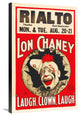 "Poster - Laugh, Clown, Laugh 03" Canvas by Hollywood Photo Archive, 19x30"