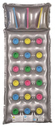 74" Multi-Colored Inflatable Swimming Pool Lounger