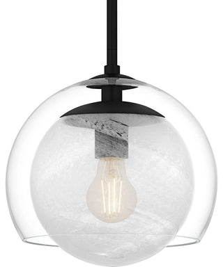 Quoizel QPP6774 Eslinger 10"W Mini Pendant - Matte Black