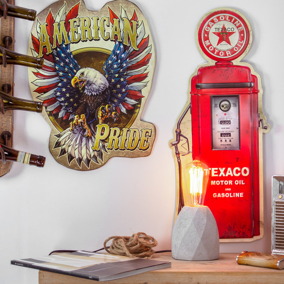 American Pride Embossed Metal Wall Decor Sign