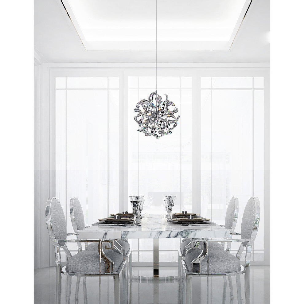 Swivel 18 Light Chandelier With Chrome Finish