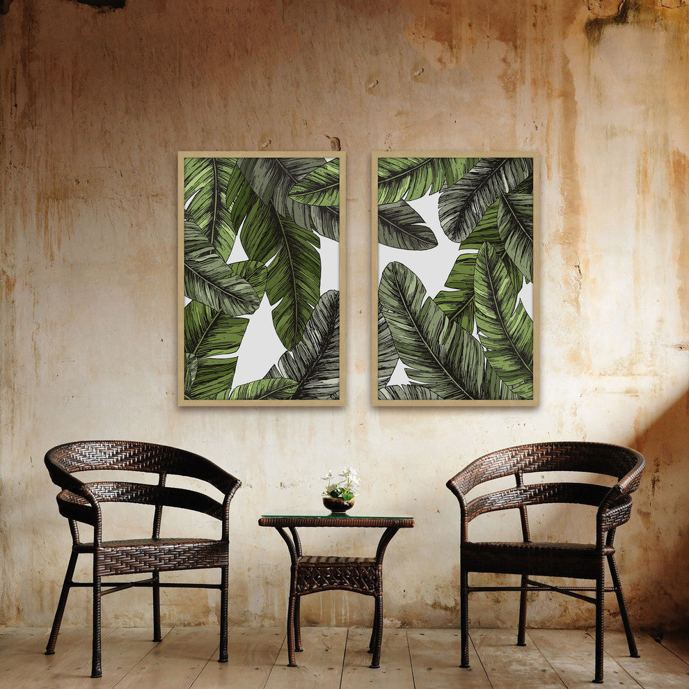 Boca Raton Diptych, 48x36