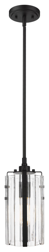 Zlite 3036MP-MB 1-Light Mini Pendant, Clear
