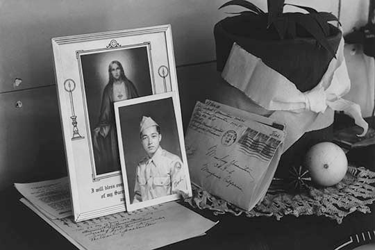 Pictures and Mementoes on Phonograph Top: Yonemitsu Home- Fine Art Giclee Print