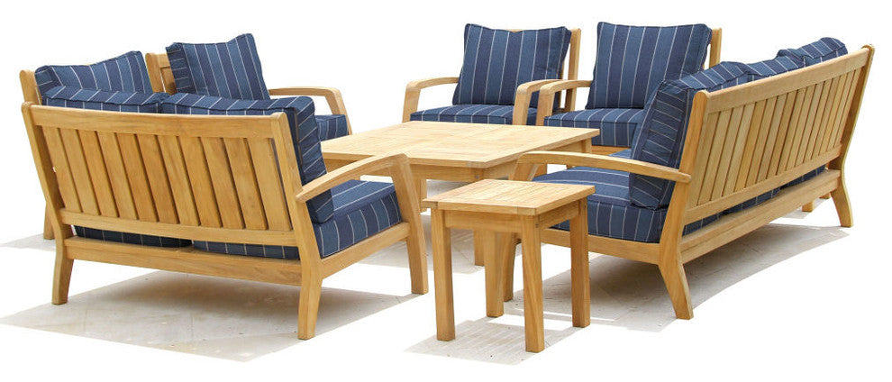 Douglas Nance Somerset Deep Seating Loveseat, Natural