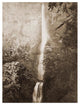 "Multnomah Falls, Columbia River, Oregon, 2500 feet., 1867" Paper Art, 20"x26"