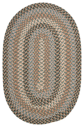 Colonial Mills Rug Boston Common Driftwood Teal Runner, Oval