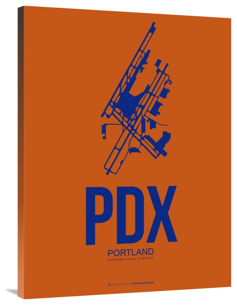 "PDX Portland Poster 1" Fine Art Print