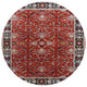 Ahgly Company Indoor Round Mid-Century Modern Area Rugs, 7' Round