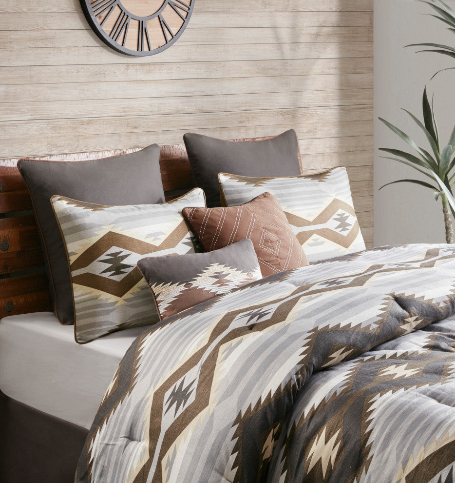 Woolrich Bitter Creek Oversized Overfilled Southwest Comforter Set, King