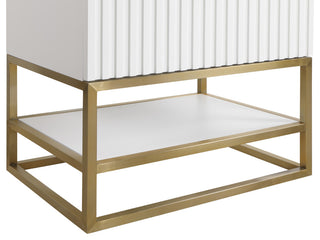 Monad Bathroom Vanity, White, 30" Wide