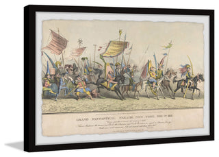 "The Great Battle" Framed Painting Print, 18x12
