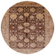 Ahgly Company Indoor Round Mid-Century Modern Area Rugs, 6' Round