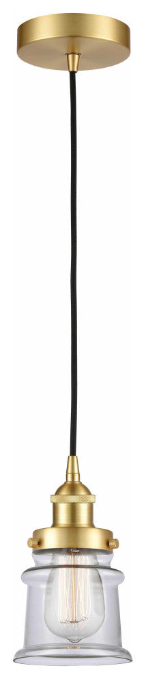 Innovations 616-1PH-SG-G182S 1-Light Mini Pendant, Satin Gold