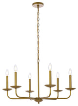 Chloe 30" Pendant, Brass