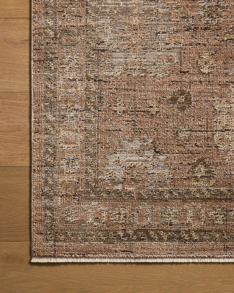Loloi Priscilla Blush / Multi 5'-0" x 7'-6" Area Rug