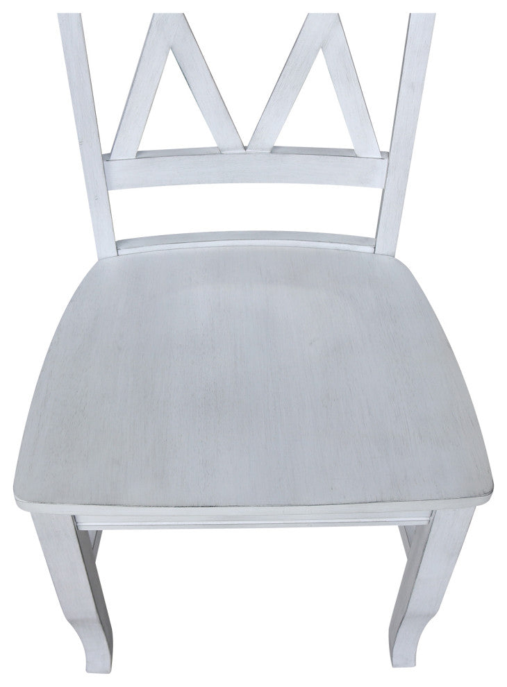 Double XX Back Chair in Chalk