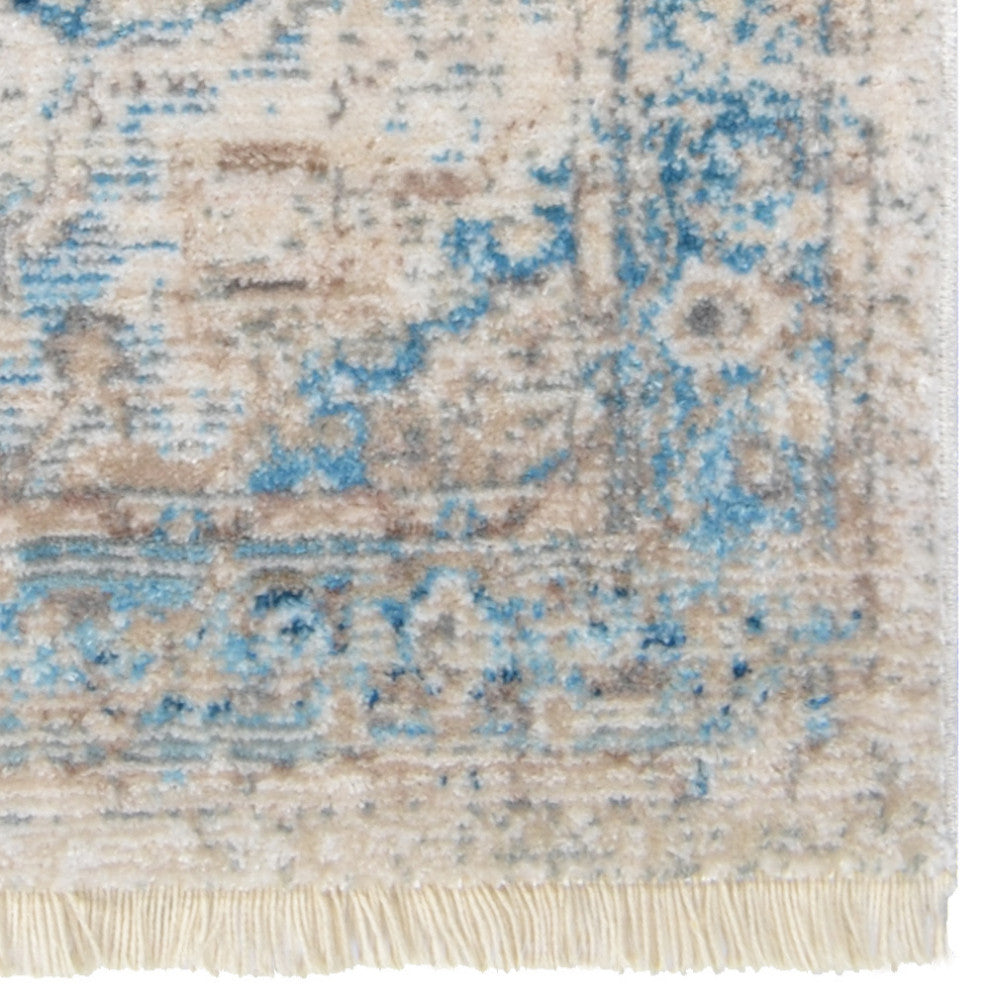 MACHINE MADE POLYESTER AREA RUGS  -Gray Blue Color, Oriental ,Living room rugs