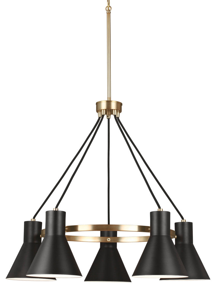 Generation Lighting 3141305 Towner 5 Light 29"W Chandelier - Brushed Nickel