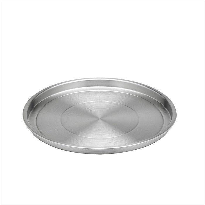 Kraftware Brushed Stainless Steel Round Tray