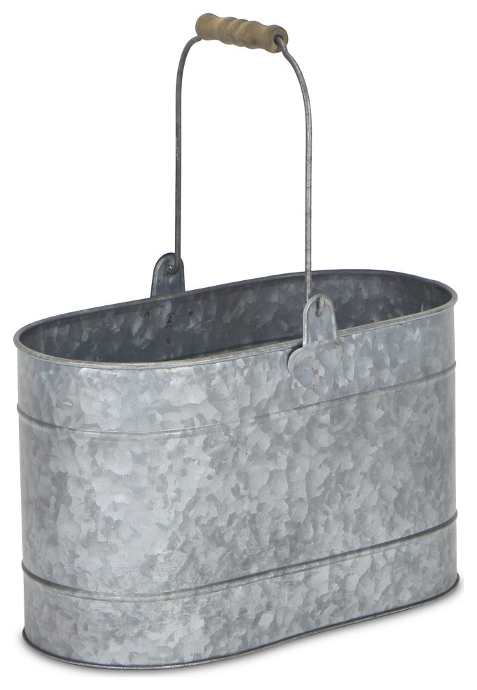 Galvanized Metal Garden Pail