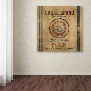 Marcee Duggar 'Cake Flour Burlap Bag' Canvas Art, 18" x 18"