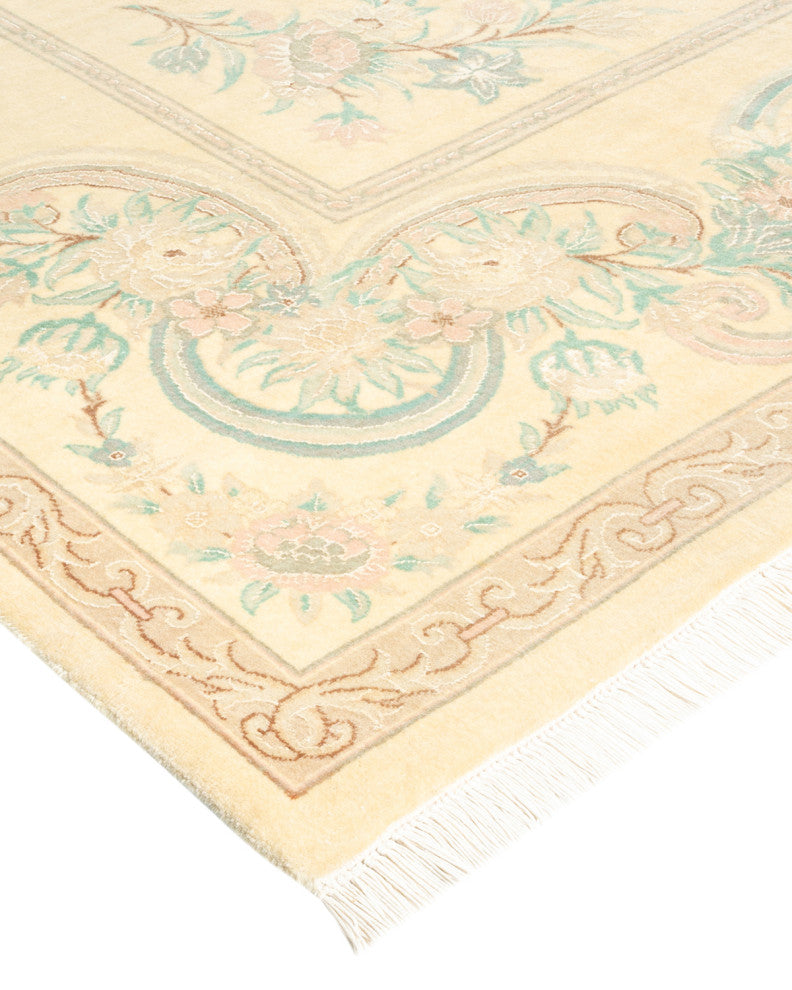 Mogul, One-of-a-Kind Hand-Knotted Area Rug Ivory, 8' 1" x 11' 4"