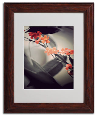 'Soft Grey 1' Matted Framed Canvas Art by Philippe Sainte-Laudy