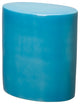 Turquoise Oval Stool