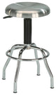 Adjustable work stool, stainless steel frame