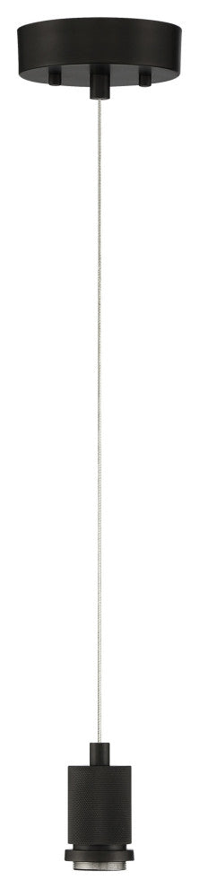 Access Lighting 63142LEDD/CLR Port Nine 8"W LED Mini Pendant - Matte Black