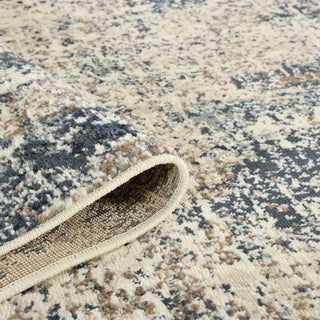 Athinai Benson Blue Abstract Area Rug, 7'9"x9'9"