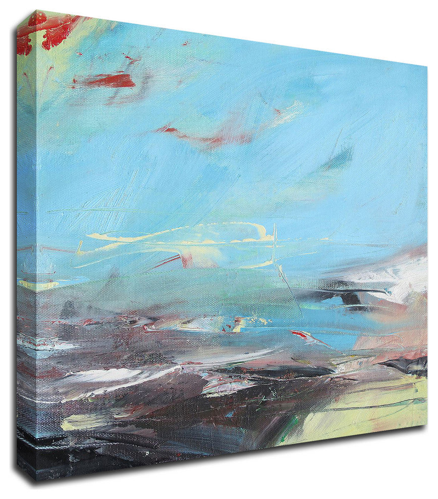 Cerulean Skies by Andrew Kinmont, Print on Canvas, 30"x30"