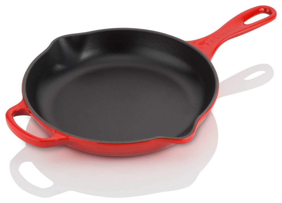 Le Creuset Signature Frying Pan With Metal Handle, 23 cm, Cerise