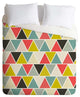 Deny Designs Heather Dutton Triangulum Duvet Cover - Lightweight
