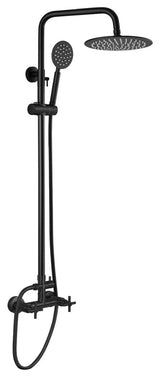 Mariano Dual Function Outdoor Shower Stainless Steel, Matte Black