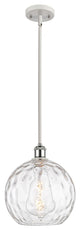 Innovations 516-1S-WPC-G1215-10 1-Light Mini Pendant, White, Polished Chrome