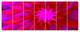 Dance of Bright Spiral Pink Flower, Floral Canvas Art Print, 83"x32", 7 Panels