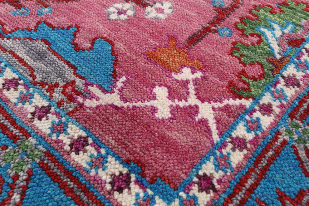 5' 0" X 7' 11" Turkish Oushak Hand Knotted Wool Rug - Q15874