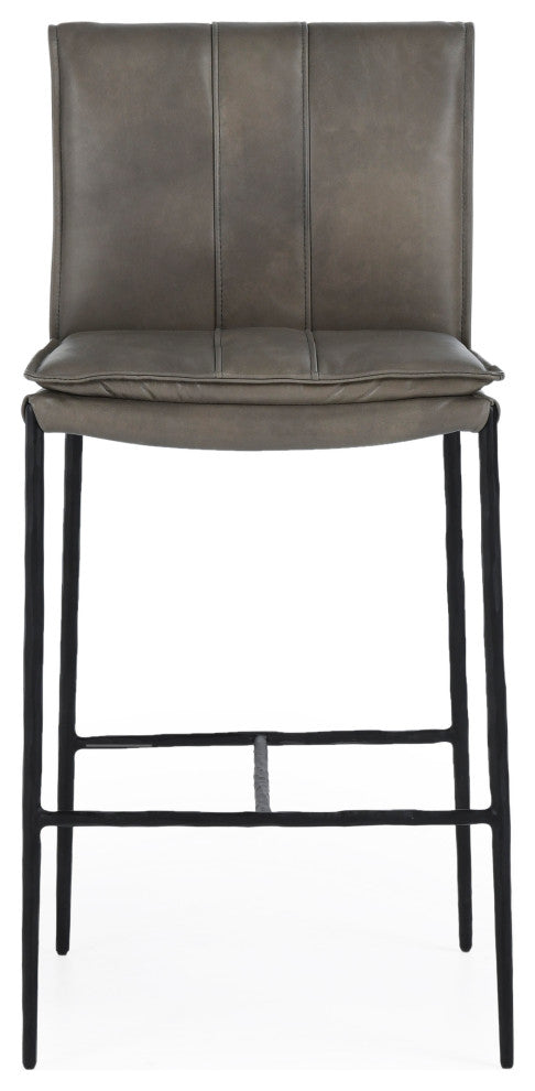 Mayer 26" Counter Stool, Pewter Gray