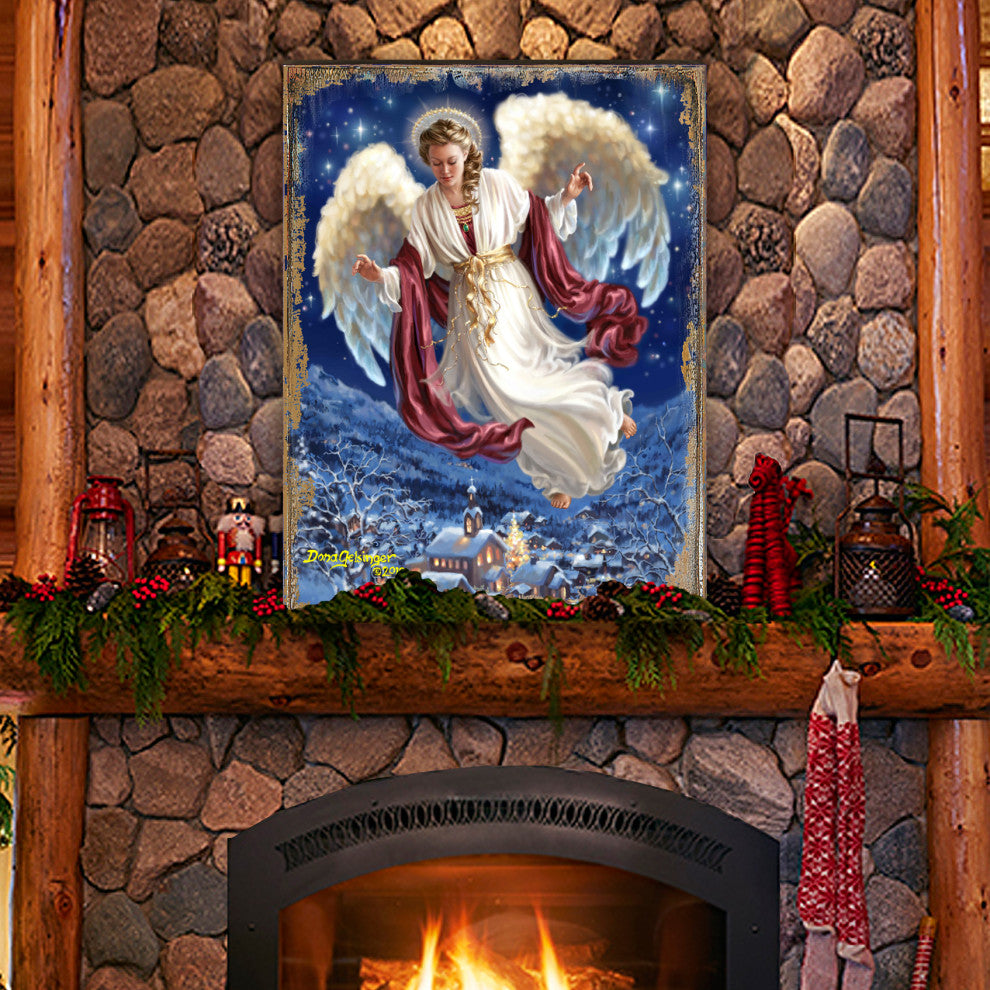 Peace on Earth Wooden Block, 48 X 36